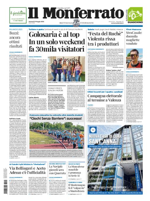 Il Monferrato - Edizione 37 del 19/05/2026